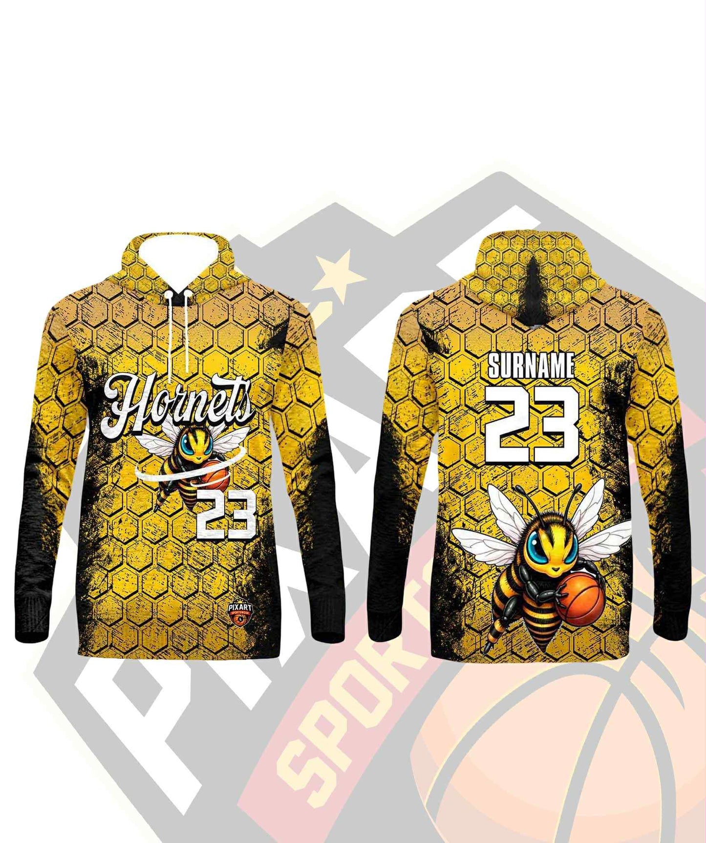 PA3HW Full Sublimation Customized Hoodie Warmer