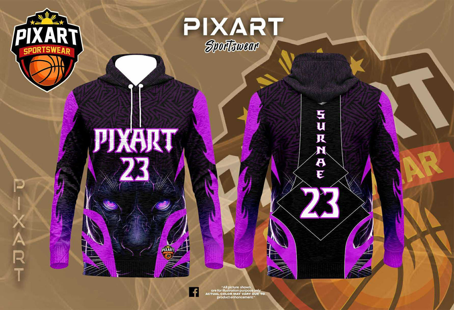 PA5HW Full Sublimation Customized Hoodie Warmer