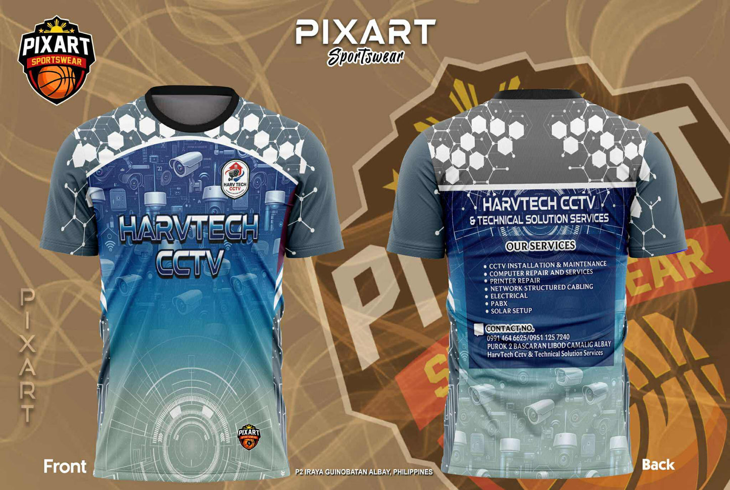 PA18T Customized Full Sublimation T-Shirt