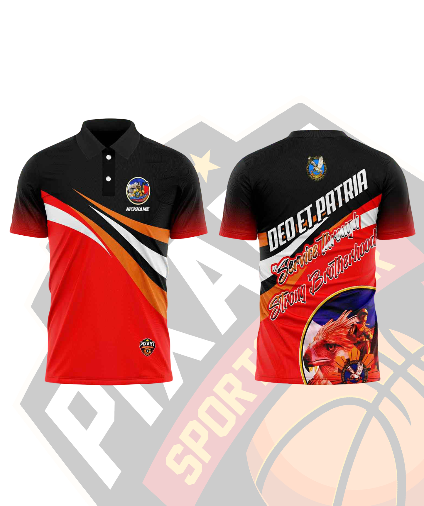 PA15PS Customized Full Sublimation Polo Shirt