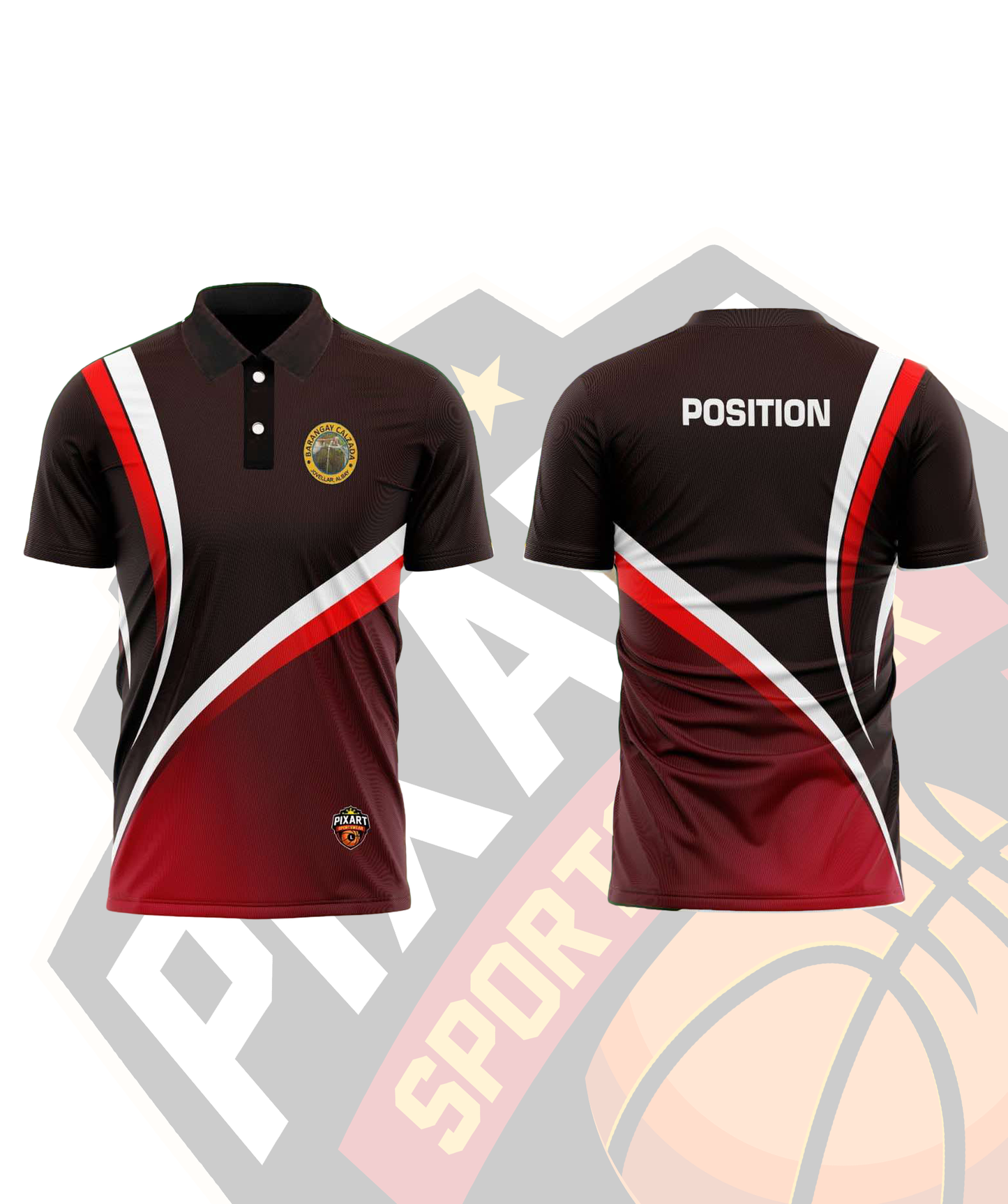 PA17PS Customized Full Sublimation Polo Shirt