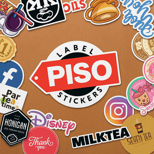 Piso Label Sticker