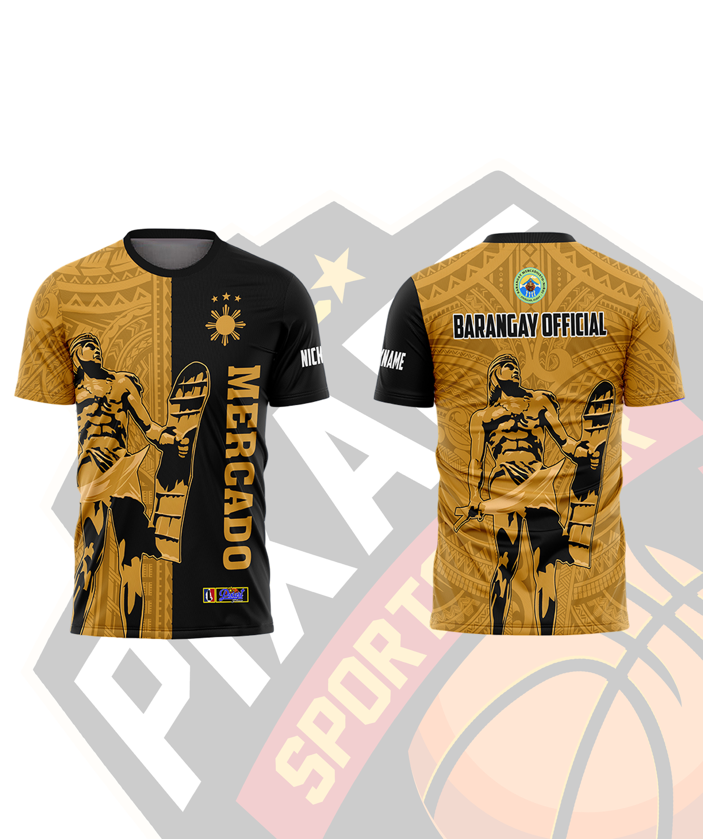 PA2T BRGY. EDITION Customized Full Sublimation T-Shirt